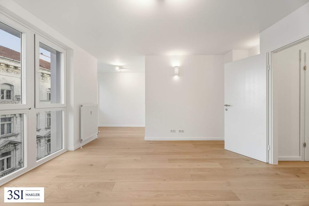 The Pearl: Erstbezug: Charmantes 1-Zimmer-Apartment direkt beim Karmelitermarkt