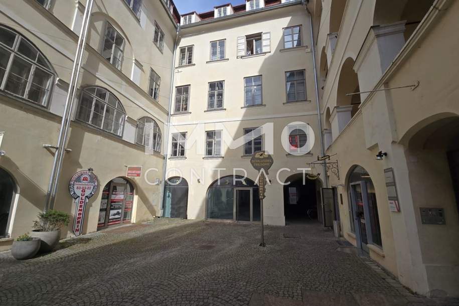 Geschäftsfläche in zentraler INNENHOFLAGE / Herrengasse 3 / Top 505, Gewerbeobjekt-miete, 2.290,05,€, 8010 Graz(Stadt)