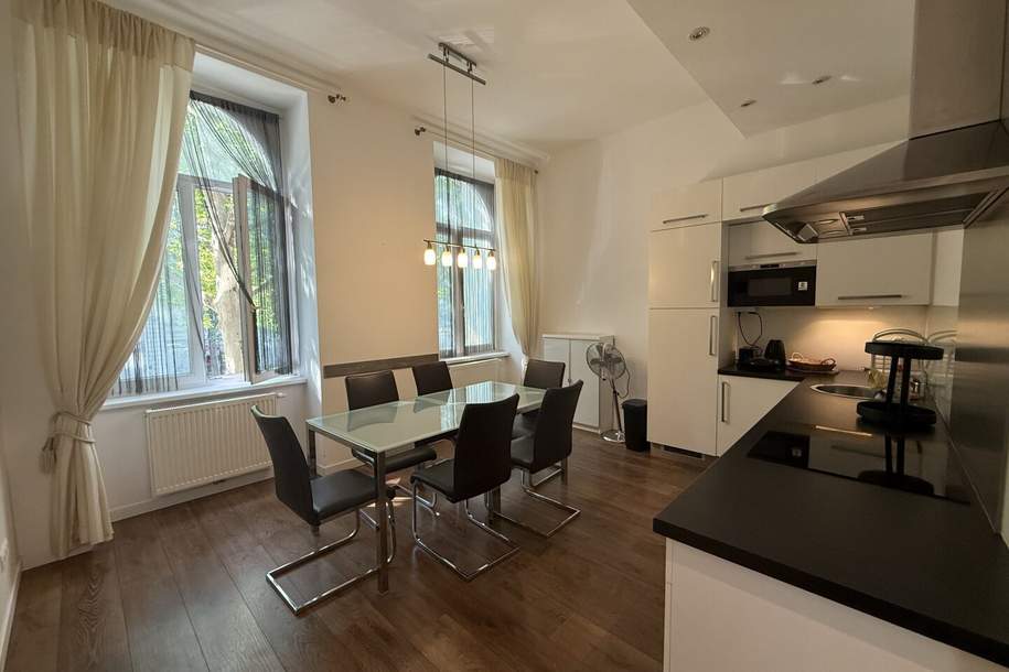 1020! 3-Zimmerwohnung! Modern und vollmöbliert! Nähe Prater!, Wohnung-miete, 1.492,16,€, 1020 Wien 2., Leopoldstadt