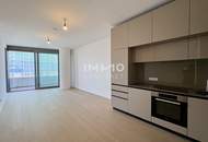 Fantastischer Erstbezug mit durchdachtem Grundriss, Balkon und Sonnenuntergang (Doorman, Gym, Pool, Lounges)