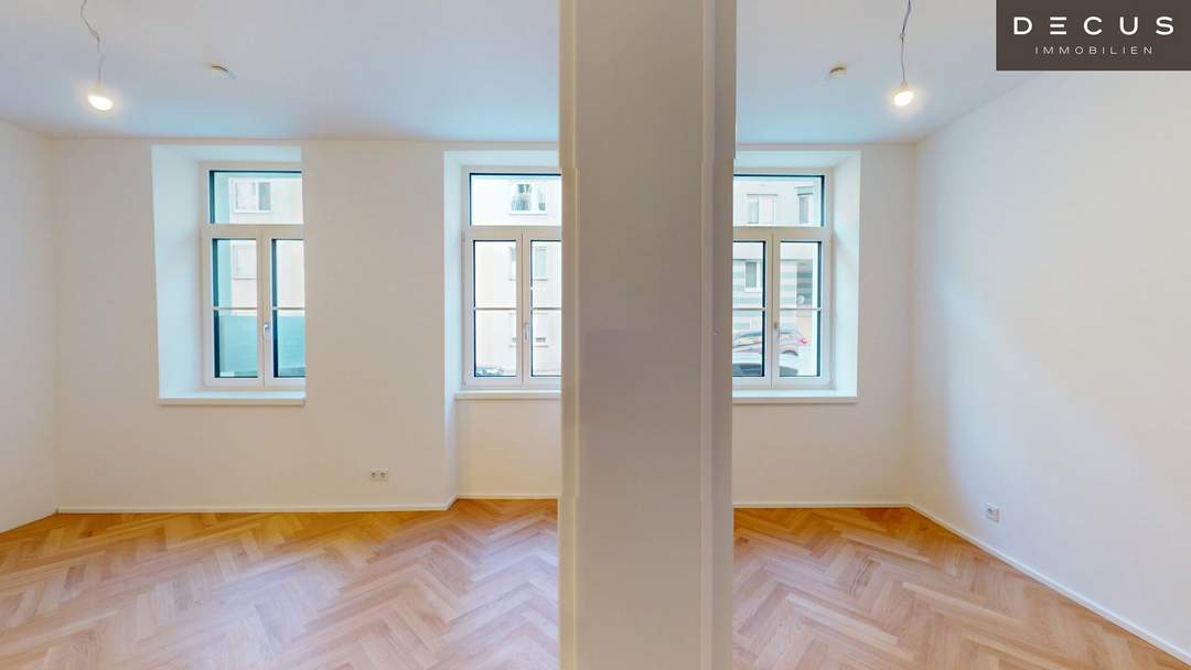 | ERSTBEZUG NACH SANIERUNG | WÄRMEPUMPE | 2 ZIMMER |