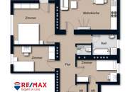 Familienwohnung in der Stadt – 4 Zimmer mit Balkon