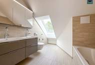 Provisionsfrei: Klimatisiertes Dachgeschoss Maisonette Apartment mit 2 Balkonen in Bestlage von Grinzing!