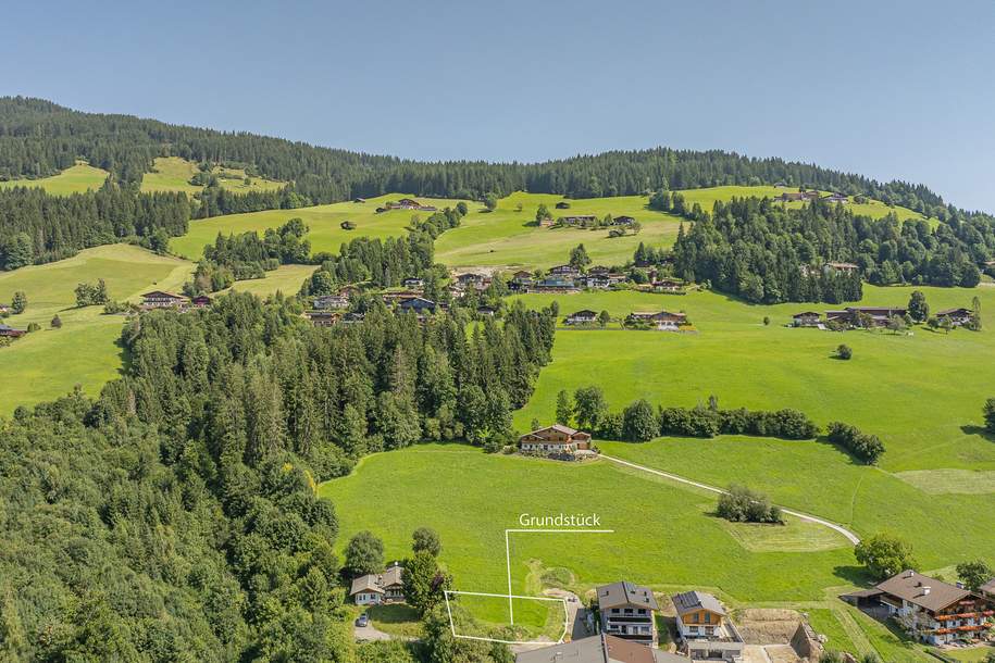 Baugrundstück in traumhafter Aussichtslage am Sonnberg, Grund und Boden-kauf, 6365 Kitzbühel