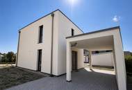 Modernes Einfamilienhaus in hochwertiger Massivbauweise mit Garten und Carport