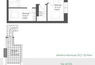 Weitblick-Dachgeschosswohnung mit Dachterrasse nahe Bahnhof Meidling zwischen Schönbrunn und Wienerberg