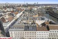 DACHGESCHOSSTRAUM IN TOP-CITYLAGE | PIVATER LIFTAUSSTIEG | FERNBLICK AUS DEM WHIRPOOL GENIEßEN