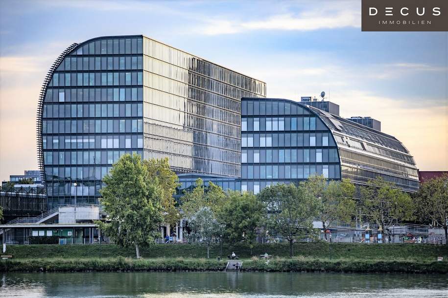 | RIVERGATE | ERSTKLASSIGE MODERNE BÜROS und 1 Geschäftsfläche | AN DER U-BAHN, Gewerbeobjekt-miete, 3.129,00,€, 1200 Wien 22., Donaustadt