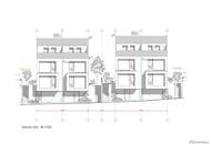 BAUBEWILLIGTER BAUGRUND | 2 Exklusive Doppelhäuser – 4 Einheiten | WNF ges. 655 m² | Hainbachgasse