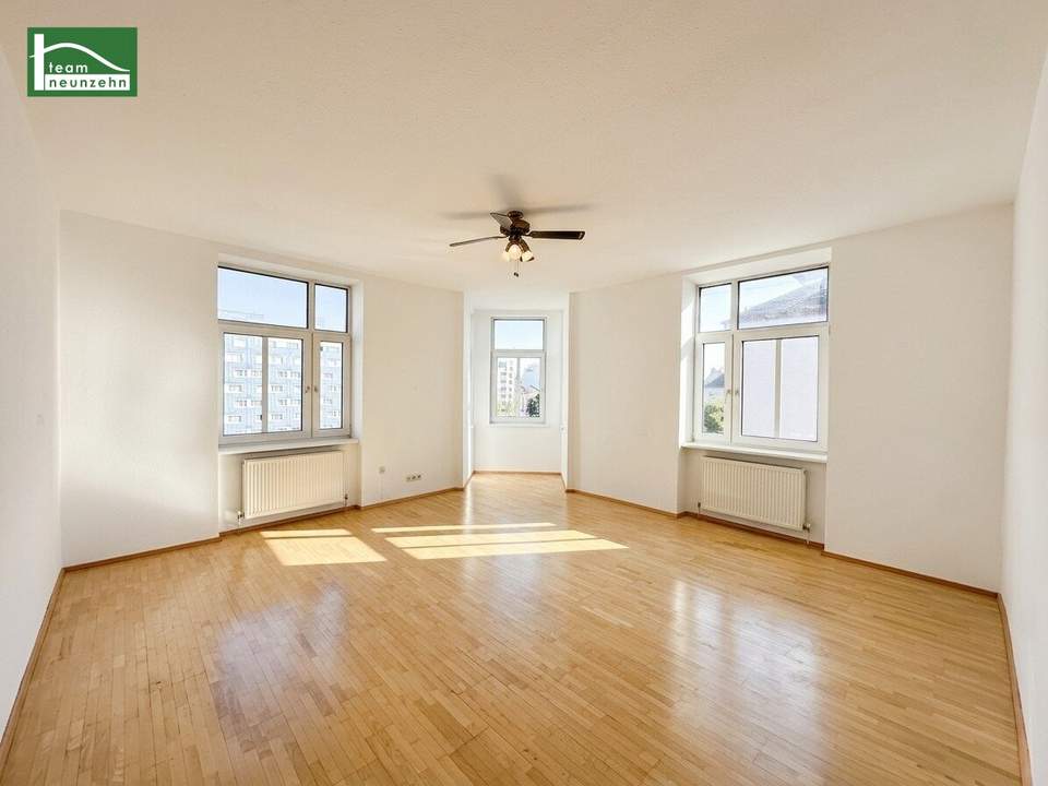 Sonnige Eck-Wohnung mit Erker direkt bei der U4/U6 Längenfeldgasse!