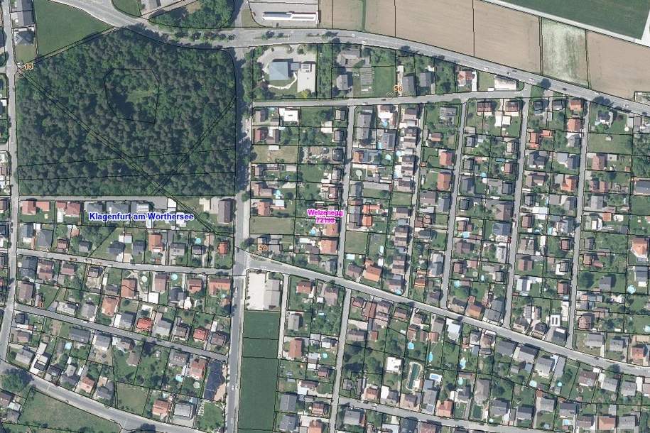 Baugrund in Klagenfurt am Wörthersee, Grund und Boden-kauf, 243.200,€, 9020 Klagenfurt(Stadt)