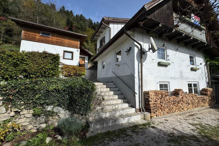 Haus mit Grund, Waldflächen und Wörtherseeblick, Haus-kauf, 293.000,€, 9212 Klagenfurt Land