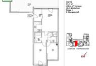 Wohnen nahe der Donau in 1200 Wien: Geräumige 3-Zimmer Wohnung mit Terrasse!