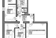 Helle 3-Zimmer-Wohnung mit Balkon und möblierter Küche – Linderwald Zeltweg