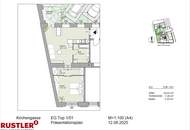 Stadtleben und Ruhe vereint: 2-Zimmer-Wohnung mit privater Innenhofterrasse