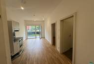Ab sofort: Moderne 2-Zimmer-Wohnung mit Terrasse und Garten nahe U1