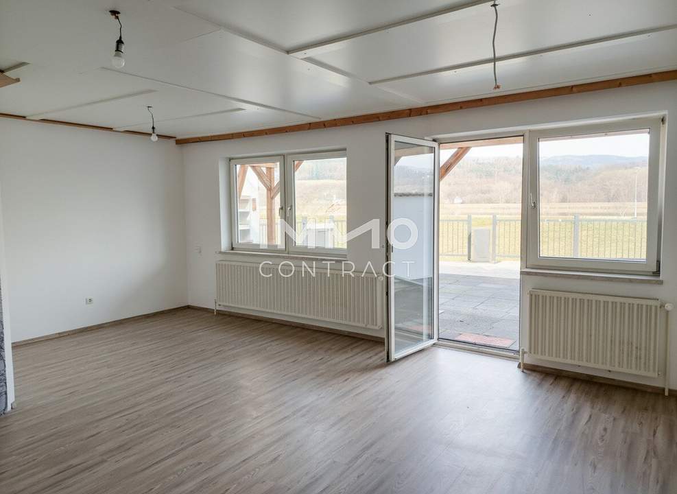 Terrassenwohnung im 1.Stock mit Donaublick im Zentrum von Pöchlarn