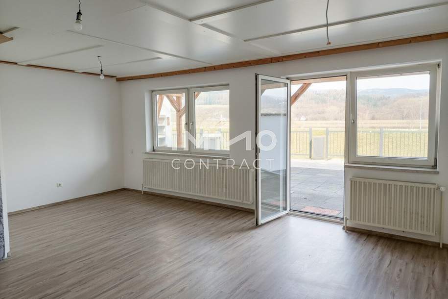 Terrassenwohnung im 1.Stock mit Donaublick im Zentrum von Pöchlarn, Wohnung-miete, 800,00,€, 3380 Melk