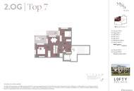 MYRIA | Exklusive 2-Zimmer-Dachgeschosswohnung in Ruhelage (1.DG) | 64 m² Wohnfläche | 2 Terrassen mit gesamt 15 m² | Hadersdorf (Top 7)