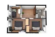 Luxuriöses, modernes Haus im Kleingarten auf 3 Ebenen