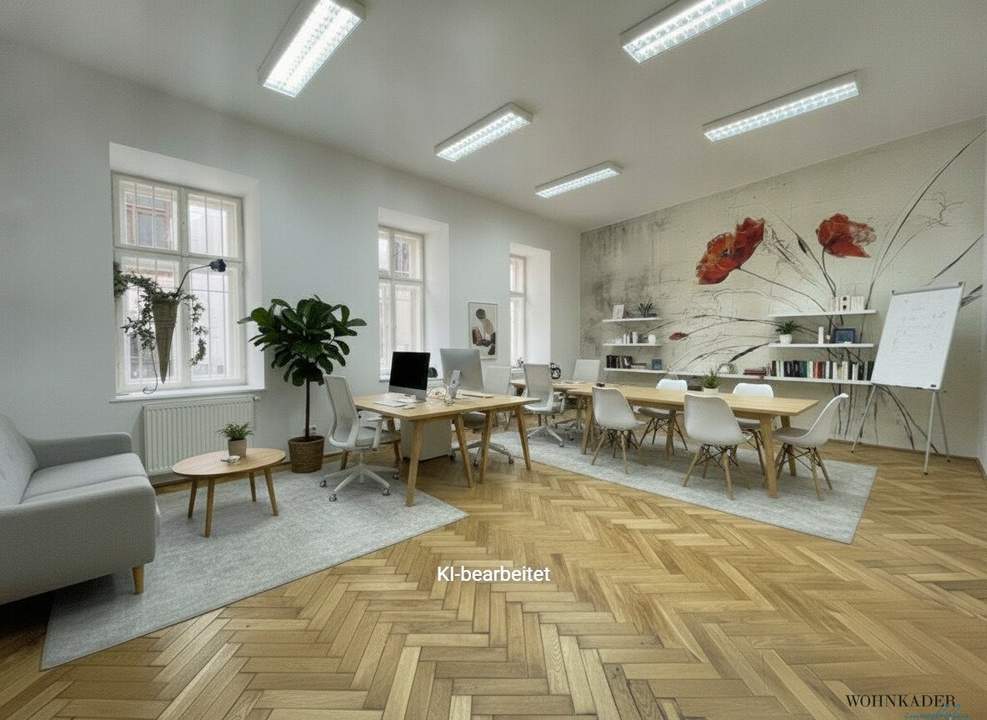 Loftartiges Büro im Herzen Wiens – Arbeiten in ruhiger Innenhoflage