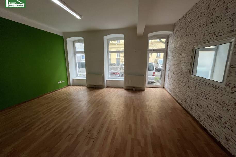 Geschäftslokal mit Adaptierungsbedarf im Erdgeschoss in Top Lage Nähe Vorgartenmarkt. Fläche erweiterbar. Leerstehend - JETZT ANFRAGEN, Gewerbeobjekt-kauf, 215.000,€, 1020 Wien 2., Leopoldstadt