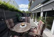 DORNBIRN-Gartenwohnung/Terrassenwohnung, ca. 57 m2 plus beheizter, ganzjährig nutzbarer Wintergarten ca. 19 m2, wie ein 2. Wohnzimmer, inkl. 1 TG, direkter Zweit-Zugang über die Terrassenanlage, verschließbares Gartentor.