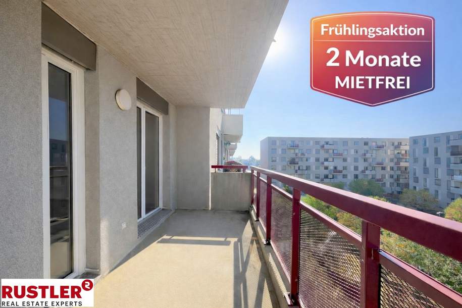 2 MONATE MIETFREI + Neue Einbauküche | 2-Zimmer-Wohnung mit Balkon, Wohnung-miete, 840,82,€, 8020 Graz(Stadt)