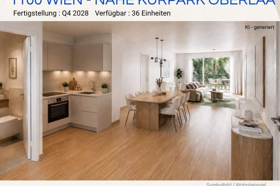 Exklusive Kurparkresidenzen - Eigennutzung oder INVESTMENT, Haus-kauf, 698.000,€, 1100 Wien 10., Favoriten