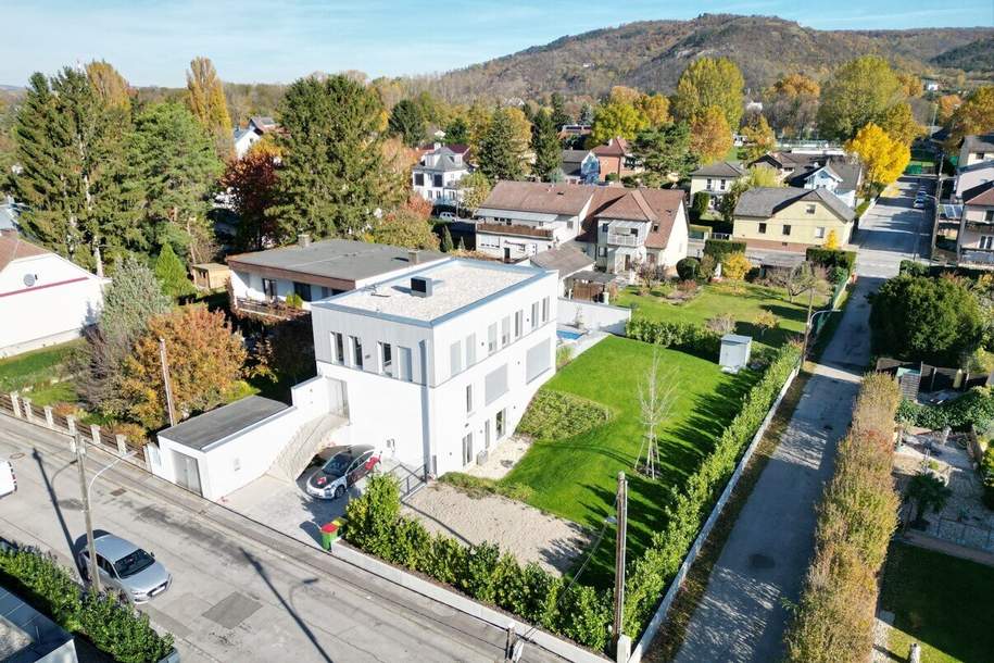 Langenzersdorf: Modernes Designer-Einfamilienhaus auf Eigengrund, Haus-kauf, 1.875.000,€, 3400 Tulln