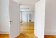 Altbaubüro mit Blick in den Resselpark