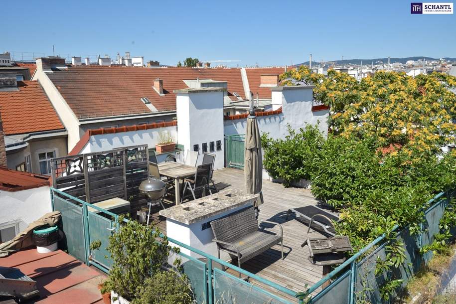 Geniales Penthouse mit über 210 m² Wohnfläche, zwei ruhigen Terrassen und Sauna!, Wohnung-kauf, 1.750.000,€, 1040 Wien 4., Wieden