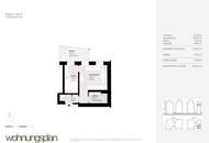 Smarte 2-Zimmer-Wohnung mit Balkon