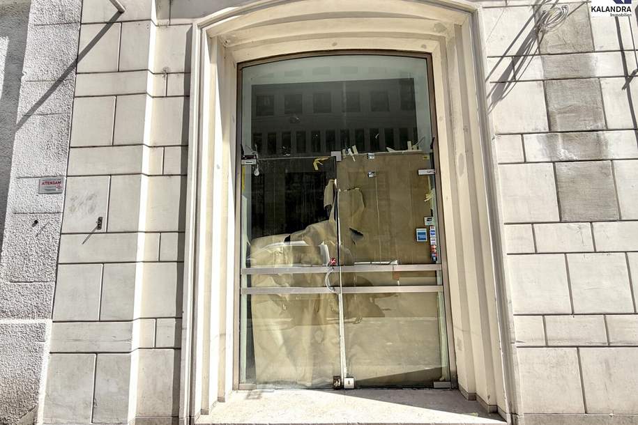 360° TOUR // GESCHÄFTSLOKAL nahe RINGSTRASSEN GALERIEN, Gewerbeobjekt-miete, 2.376,92,€, 1010 Wien 1., Innere Stadt