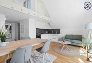Ein Nest zum Verlieben – Wunderschöne 3-Zimmer-Dachgeschosswohnung mit sonniger Terrasse nahe U1 Kagraner Platz