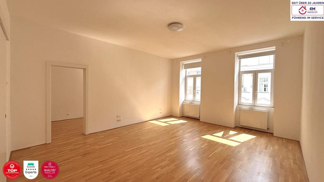 ✨Gepflegte 60 m² Altbauwohnung im 2. Bezirk – perfekt aufgeteilt & sofort bezugsfertig!