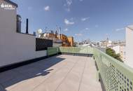 UNBEFRISTET! Erstklassiges Penthouse mit Palais-Blick und 50 m² Terrasse beim Liechtensteinpark - MIETZINSVORAUSZAHLUNG!