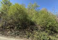 kleiner Baugrund in Hanglage zu verkaufen