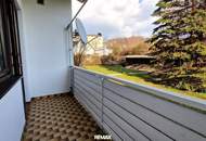 Kernsanierte 3-Zimmer-Wohnung mit Balkon und Blick ins Grüne
