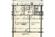 Pendler aufgepasst - sanierte 2-Zimmer-Wohnung mit südseitiger Loggia, Lift und schönem Ausblick