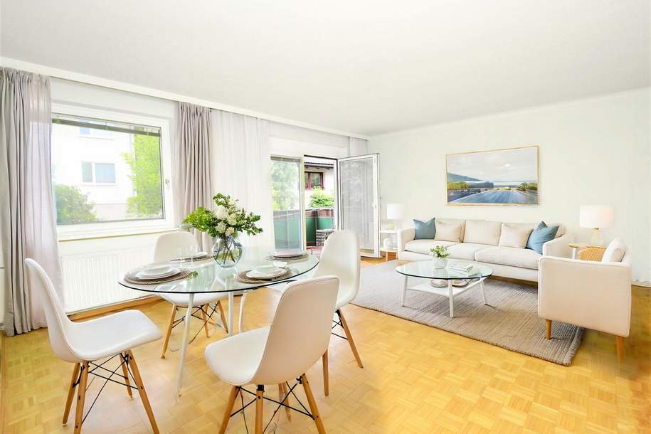 Wohnen am Wienfluss: 4-Zimmer-Wohnung mit Loggia und Stellplatz in Ruhelage, Wohnung-kauf, 325.000,€, 1140 Wien 14., Penzing