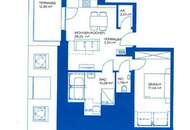 Helle 2-Zimmer-DG-Wohnung im jungen Neubau mit Westterrasse & Klimaanlage – nur 5 Min. Fußweg zur U6 - ab 1.11. / 1.12.26