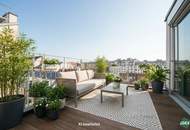 Blick über Wien auf das Riesenrad: Klimatisierte 4-Zimmer-Wohnung mit 2 großen Terrassen