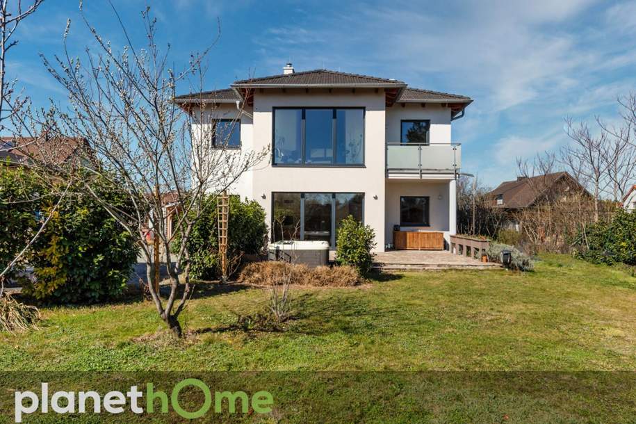Neuwertiges Designhaus – ruhig, sonnig, außergewöhnlich, Haus-kauf, 730.000,€, 2603 Wiener Neustadt(Land)
