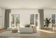 Mit modernster Technik ausgestattete Familienwohnung mit 122 m² Eigengarten + 59 m² Terrasse