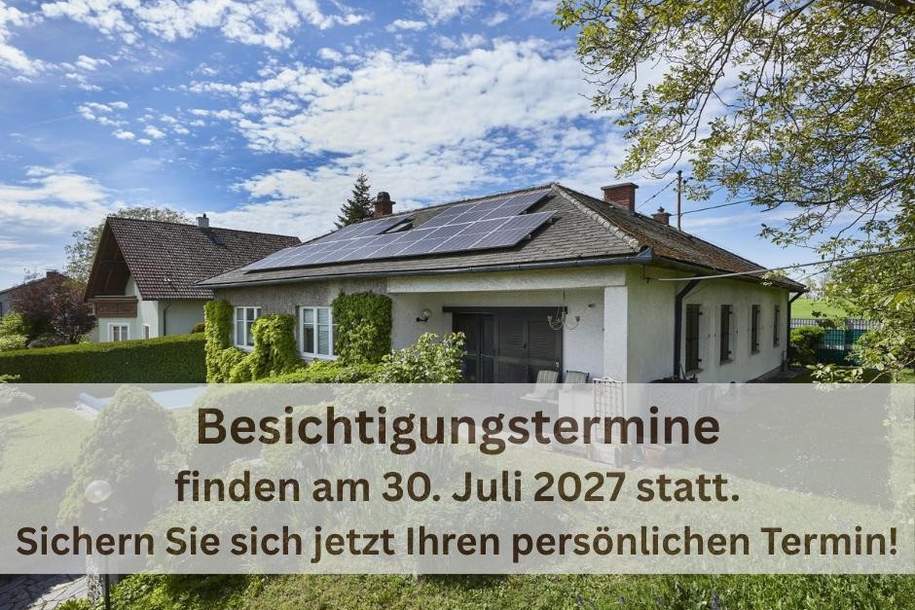 Wohnhaus mit Garten, Pool &amp; Blick bis ins Gebirge! Besichtigungstermine finden am 30. Juli 2027 statt., Haus-kauf, 499.000,€, 4073 Linz-Land