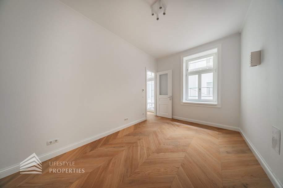 Elegante Garconniere mit Balkon in bester Lage, Erstbezug!, Wohnung-kauf, 220.000,€, 1040 Wien 4., Wieden
