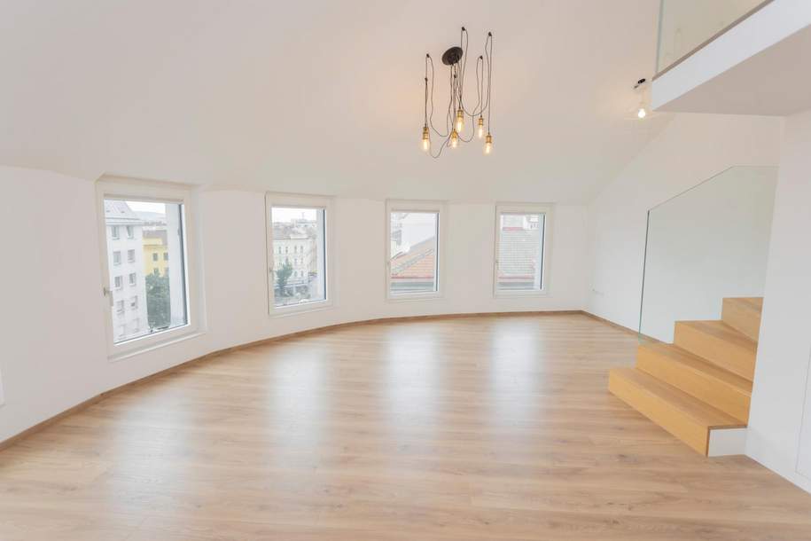 Exklusive Dachgeschoss-Maisonette mit 360° Wienblick und drei Terrassen - 1100 Wien, Wohnung-kauf, 698.000,€, 1100 Wien 10., Favoriten