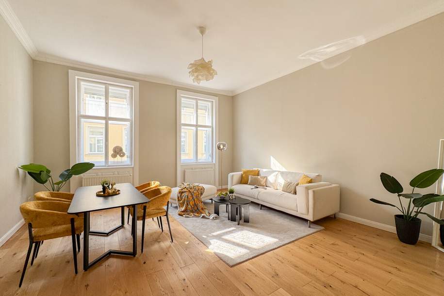 Altbauwohnung in begehrter Ruhelage Nähe Kolonitzplatz, Wohnung-kauf, 490.000,€, 1030 Wien 3., Landstraße