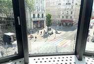 Modernes, hochwertig ausgestattetes Open Space Büro mit Balkon auf der Mariahilfer Straße zu mieten